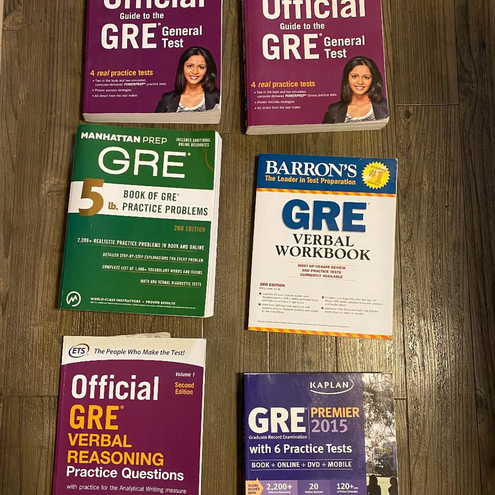 GRE books, selling all